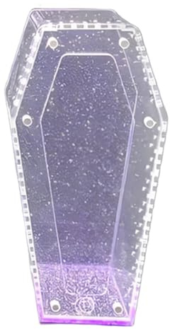 MagiDeal Acryl-Springspinnengehege, Terrarium-Zuchtbox, Sargform, für Gottesanbeterinnen, Frösche, Mini-Spinnenbecken, Amphibien-Lebensraum