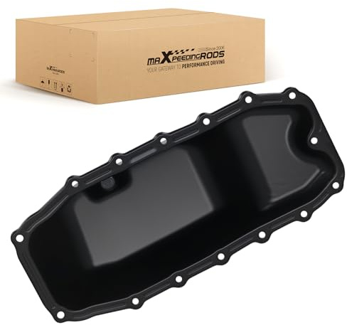 maXpeedingrods Vaschetta dell'olio per Fiat Opel Suzuki 1.3 Multijet 1151085E00 in acciaio con vite di scarico su misura di alta qualità