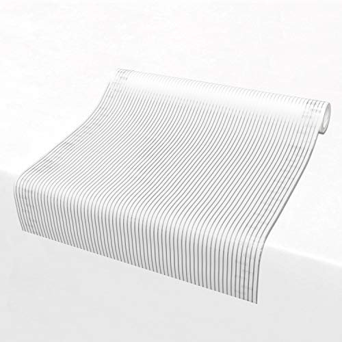 atFoliX Fensterfolie Sichtschutzfolie lichtdurchlässige Glasdekorfolie Gestreift Milchglasfolie 92 cm Breite - Länge auf Wunsch auswählen