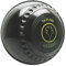 Taylor Lazer Progrip Slim Profile Black Heavy Indoor Short Mat Bowls - Pair - Size 3