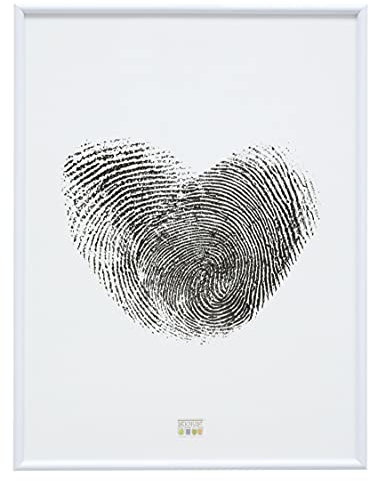Deknudt Frames - Cadre photo en résine pour photo 40x60cm - blanc - pour accrocher - pour affiches ou posters - S011S1 40x60