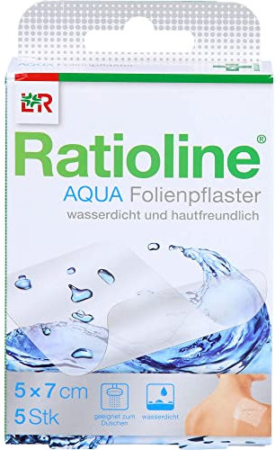 RATIOLINE aqua Duschpflaster 5x7 cm 5 St