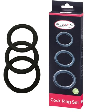 MALESATION Penisring Set, 3 Stück
