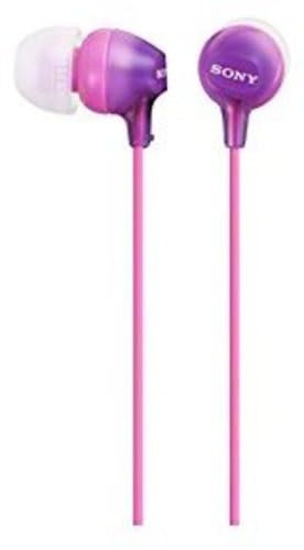 SONY MDREX15LPV Fashionable Headphones Violet