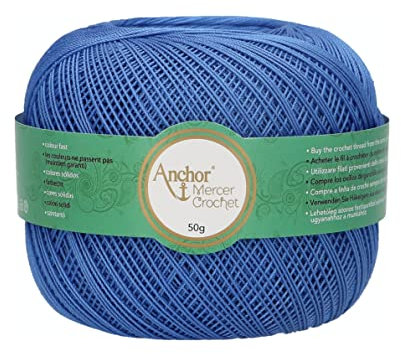Anchor 4710020-00131 Häkelgarne, 100% Baumwolle, 131, Stärke 20, 53 Gramm