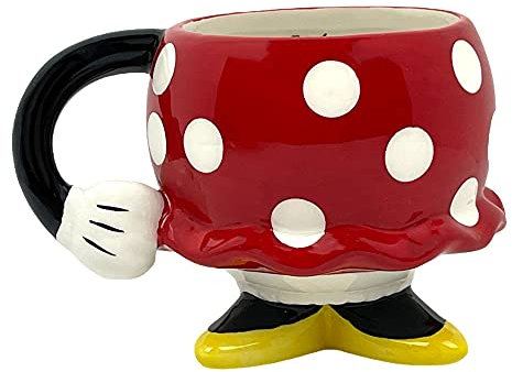 Disney Minnie Mouse Red Rock the Dots Molded Mug with Arm