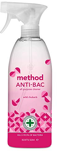 Method Wild Rhubarb Anti-Bac All Purpose Cleaner, 828 ml (Pack of 8)