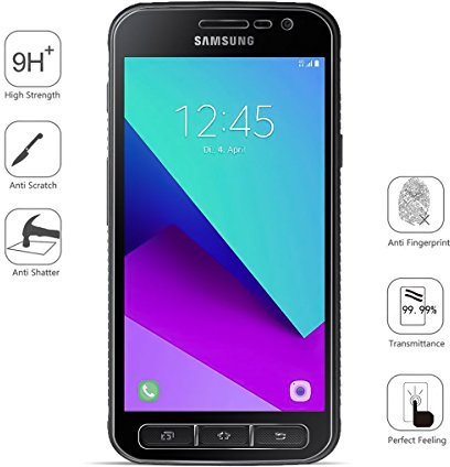 COPHONE® Pack de 2 Verre trempé Compatible Samsung Galaxy Xcover 4, Film de Protection écran Premium Anti Chocs et Casse, Anti Empreintes, Bords arrondis,dureté Max 9H