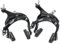 Tektro R559 Caliper Brake Set Long Reach 53-73mm, Black #ST1414_Black