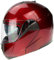 3GO E335 Motorcycle Helmet Burgundy Full Face Modular Sun Visor ECE ACU Gold Approved Bike Racing Crash Protector (M (57-58 CM)) - Burgandy - M