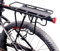INION H022B - Fahrrad Gepäckträger Sattel/Rahmen Montage Flankenschutz Reflektor Einstellbare Fahrradrücksitz