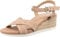 Geox D Ischia Corda, Sandali Donna, Beige Dk Skin, 38 EU