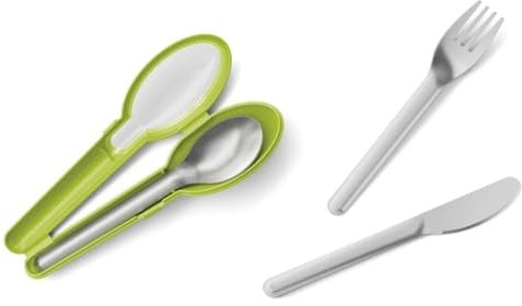 Tefal Clip & Go Set de couverts en acier Petit format N1071810