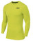 TCA Men Long Sleeve Compression Shirt, Athletic Workout Sports Undershirt Base Layer Top - Lime Punch, M