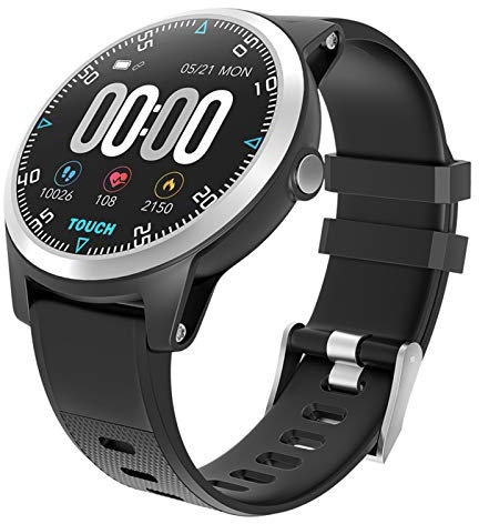 FPP Smartwatch ECG Smart Watch ECG+PPG Dual Heart Rate HRV Monitoring Smart Braccialetto Pedometro Outdoor Sports Waterrepous Braccialet(Black)