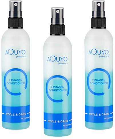 2 Phasen Spray Conditioner für trockenes und strapaziertes Haar (3er Pack - 200ml) | Pflegespray spendet dem Haar Feuchtigkeit und Glanz | Sprühkur mit Panthenol für bessere Kämmbarkeit