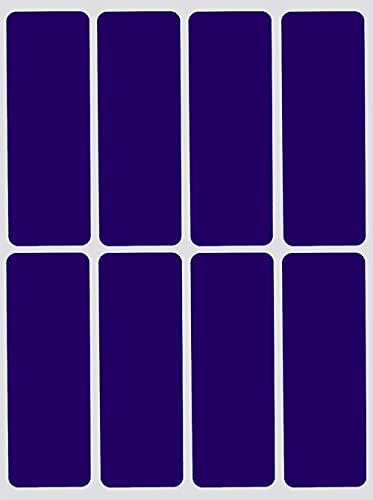 Royal Green Rechteckiger Aufkleber, farbcodiert, Schreiben auf Etiketten zum Organisieren, 7,6 x 2,5 cm, beschriftbare Etiketten für Zuhause, Büro und Schule, 120 Stück (Königsblau)