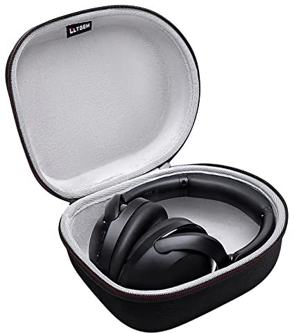 L LTGEM Headphone Case for JBL Tune, JBL live, Soundcore Anker, Sony, Skullcandy, Bose, Beats, Sennheiser, PHILIPS Fidelio L4, Awinnasey - Hard Travel Protective Carrying Storage Bag - Grey