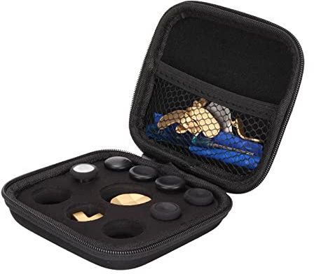 Hoopoocolor 13 in 1 Metall Thumbsticks für Xbox One Elite Series 2, Flexible, Abnehmbare, Langlebige Gamecontroller Teile, 6 Joystick Abdeckungen, 4 Paddel, 2 Goldene D Pads, 1 Anpassungswerkzeug