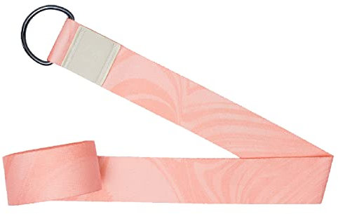 Yoga Design Lab Yogagurt 240 cm | Extra Langer, bunter Yoga Gurt, umweltfreundlich | Für eine intensivere Dehnung bei Gymnastikübungen (Coral)