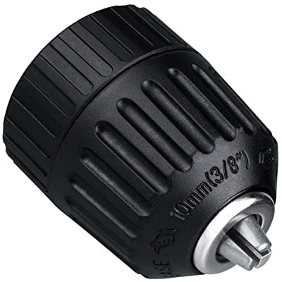 Yakamoz 1/32-3/8 Keyless Drill Chuck Replacement 3/8-24UNF Mount Thread 0.8-10mm Keyless Chuck for Drill Press Impact Driver