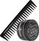 Charlemagne Haarstyling Bundle - Bestehend aus Styling Kamm Carbon & Original Pomade Herren - Haarstyling Männer Geschenkset - Pflegeset Männer Haarpflege mit Haarwachs & Styling Kamm