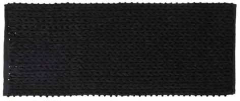 5five - badematte 50x120cm colorama schwarz khôl