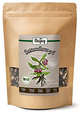 Biojoy BIO-Beinwellwurzel (500 g), getrocknet und geschnitten, Beinwell-Tee (Symphytum officinale)