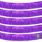5 Stück 3 m lila Fransengirlande Folie Fransen Girlande Metallic Lametta Luftschlangen Fransen Hintergrund Banner für Parade Floats Geburtstag Party Dekorationen Halloween Weihnachtsdekoration (Lila)