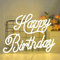 Happy Birthday Neonlicht Schild Neonlicht Zeichen USB Neon Schild für Wanddekoration Buchstabe Neonlicht für Zuhause Bar Geburtstag Party Dekoration Freunde Kinder Liebhaber Geschenk