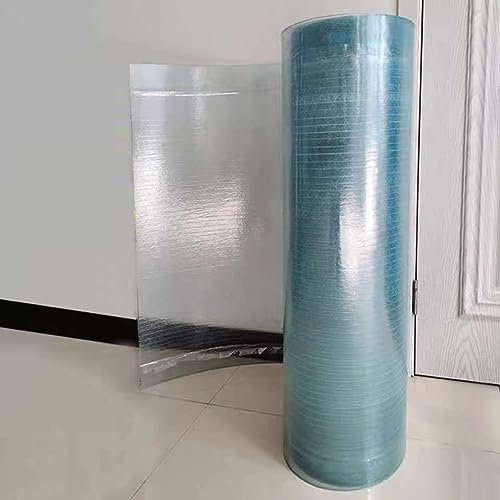 NIANXINN Polycarbonat-Dachplatte,0.8mm Glasfaser-Isolierung Gewächshaus Platten,Regenschutz Polycarbonatplatten Stegplatten Ersatzplatten für Terrassen Carport,Leicht zu Schneiden (0.6x1m)