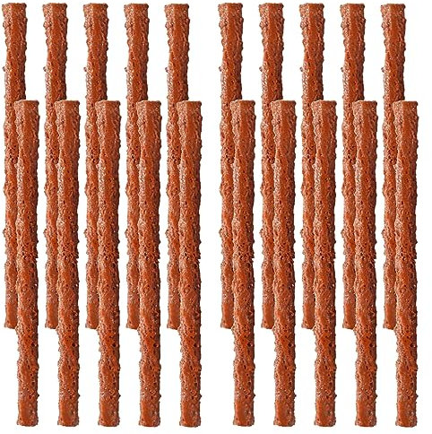20 Pièces Mèche pneu,Colle meche pneu,Mèche reparation pneu voiture, Kit Réparation Pneu Voiture,Bandes de Réparation de Pneu pour Voiture,Moto,Camionnette