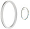 Ywonoby 5 Inch Silver Modern Acrylic Door Numbers, 4 Count, Home, Office, Hotel, Apartment, Street