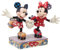 Disney Traditions Mickey and Minnie Roller Skating Figurine