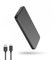 VANYUST Caricabatterie portatile, 10000 mAh 5 V/3 A, batteria di ricarica rapida USB-C, power bank esterno compatibile con iPhone 16 15 14 13 12 Samsung S22 S21 Google iPad ecc (nero)