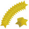 60 sagome a forma di stella glitterata da 15 cm, in cartone con doppia stampa dorata, per artigianato, carta scrivibile, grandi decorazioni a forma di stella, coriandoli per bacheche, feste in classe