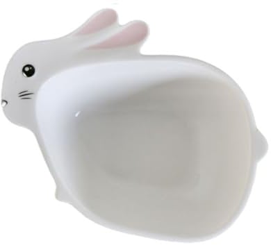 YBK Tech Cute Ceramic Rabbit Bowl for Easter or Daily Use (6.7 Inches)