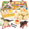 Subtail Dino Ausgrabungsset für Kinder - Ei Dinosaurier Archäologie Spielzeug Party mit Speziellen Fliegenschachmatte | Szenenbäume - Dinosaurier Figuren Geschenk ab 3 4 5 6 7 Junge Mädchen