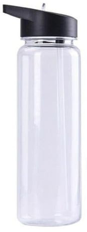 SunaOmni Sports Water Bottle with Straw Flip Top Drinks Bottles Gym Water Cup for Running Bike Schools Transparent Gym Bottle Clear Water Bottle Fitness Water Cup Water Bottles With Straw