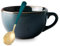 Sporgo Tazza da caffè grande con manico: 700 ml, tazza da zuppa in ceramica, tazza per la colazione, ciotola per zuppe, ciotole per cereali, tazze da tè, insalata per caffè, tè, cereali, latte e