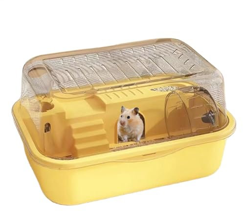 Besreey Cage Con pour hamster, 2 étages, cage anti-escarpe, cage de sécurité pour rongeurs, hamsters, souris, petits animaux, maison de jeu pour gerbiles