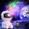 Projecteur ciel étoilé astronaute, Galaxy LED, pour enfants, avec 8 modes et rotation à 360°, projecteur d'étoiles/planétarium, veilleuse à télécommande et minuterie, cadeau pour enfants et adultes