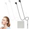 HOTUT Anti Verlust Ohrhörer Schlüsselband, 2 Stück Magnetic Kopfhörer Lanyard Strap Zubehör Kompatibel mit AirPods, Halteband aus weichem Silikon für Laufen, Fitness