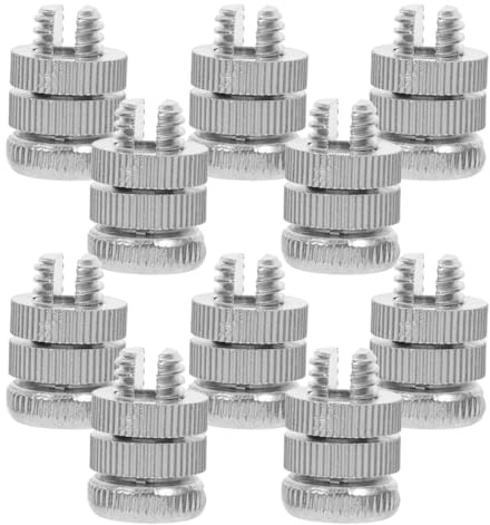 VALICLUD Elektrozaun Drahtklemmen 10 Stück Split Bolt Joint Clamp Aluminiumlegierung Zaunverbinder Für Stabile Elektrische Zaunverbindung Und Stallbedarf