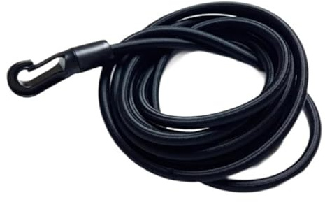 Rudergerät Zuggürtel Elastisches Seil Schnur Seil Länge 2,5 m Durchmesser 8 mm Befestigung Ersatz für Bodybuilding