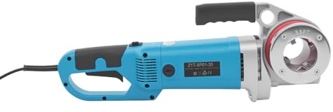Macchina filettatrice elettrica portatile da 230 V ~ 50 Hz, con motore ad alte prestazioni da 2000 W, 4 teste di taglio, dimensioni 1-1/4, 1, 3/4, 1/2