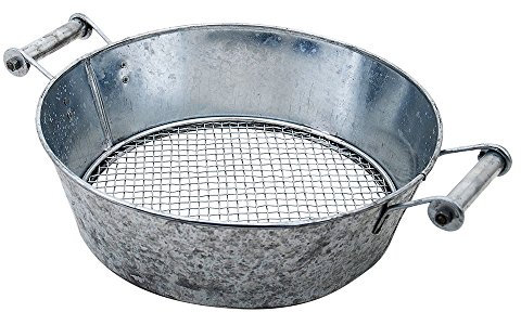 Achla CS-03 Designs - Setaccio per Compost, con Manici, Colore: Argento