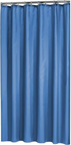 Sealskin Textil Duschvorhang Madeira, Farbe: Blau, B x H: 180 x 200 cm