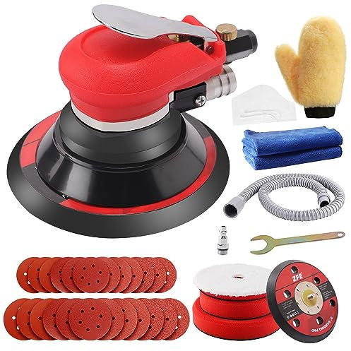 Top 5inch/6inch Random Orbital Air Palm Sander/Car Polisher Set