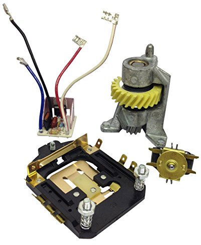 Plaque de contrôle de vitesse, panneau de phase, gouverneur et assemblage d'engrenage à vis sans fin. Compatible avec les mélangeurs sur socle KitchenAid 4,5 QT et 5 QT.